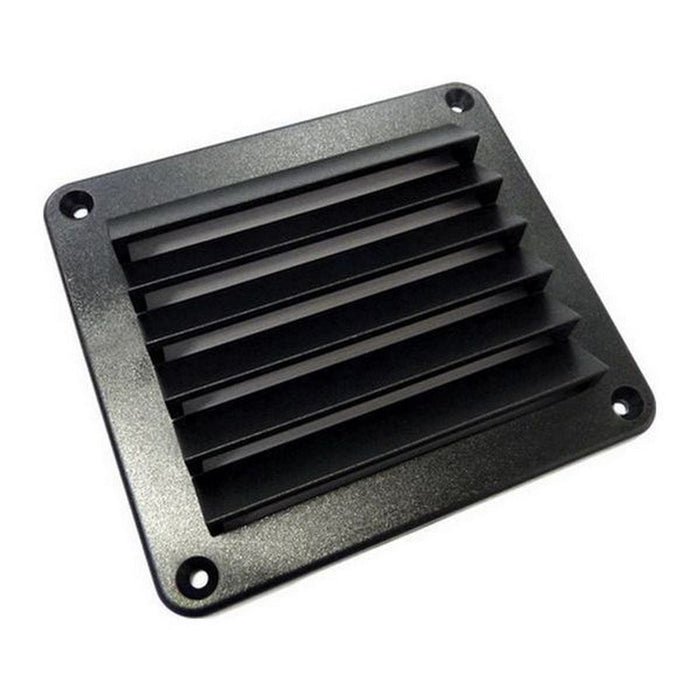 AAA Vent Black Plastic Louvre 5 1/2 x 4 7/8 for Caravan/Motorhome - AAA - Van Life Living