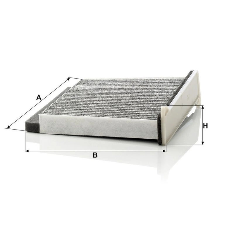 MANN-FILTER Cabin Air Filter (Pollen Filter) behind CUK 2231