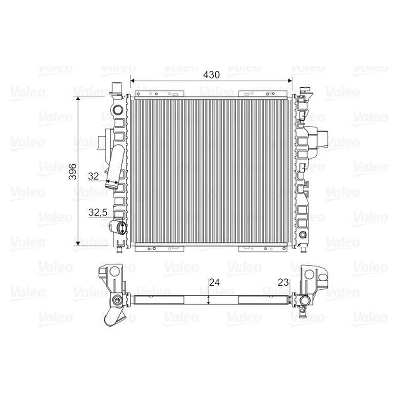 Valeo Engine Radiator 730969