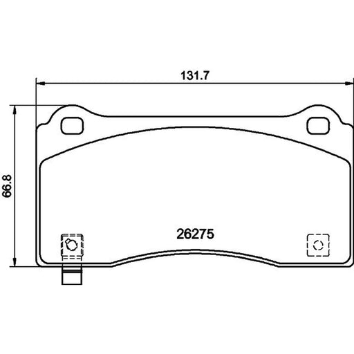 Mintex Front Brake Pad Set MDB4288