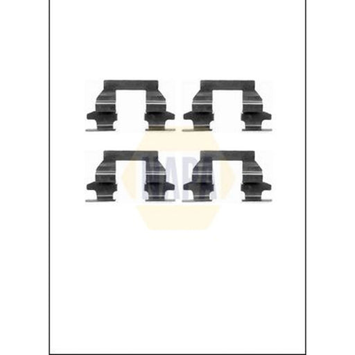 NAPA Brake Pad Accessory Fitting Kit Rear NFK1051