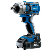 Draper D20 20V Brushless Impact Wrench, 1/2" Sq. Dr., 250Nm, 2 x 2.0Ah Batteries Draper  - Town Parts
