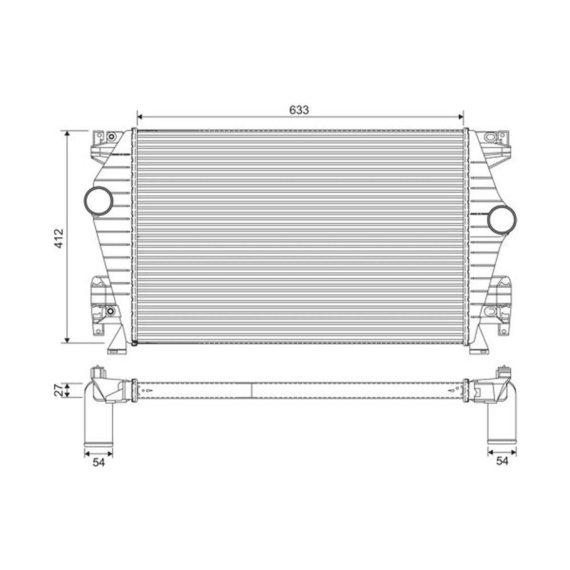 Valeo Intercooler (Charge Air Cooler) 817864