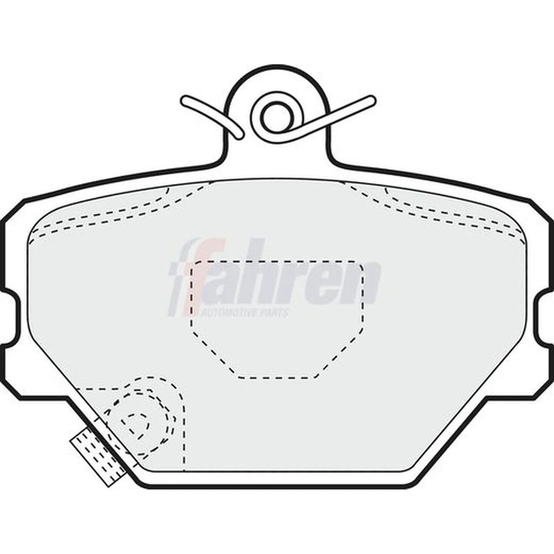 Fahren Front Brake Pad Set fits Smart Cabrio 2000-2004