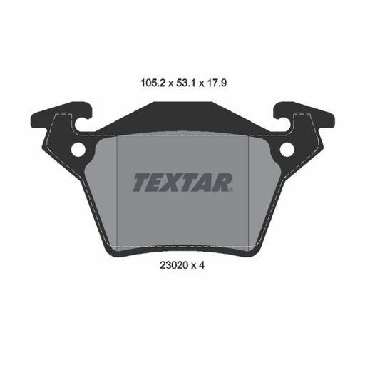 Textar Rear Brake Pad Set 2302001