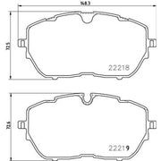 Mintex Front Brake Pad Set MDB3847