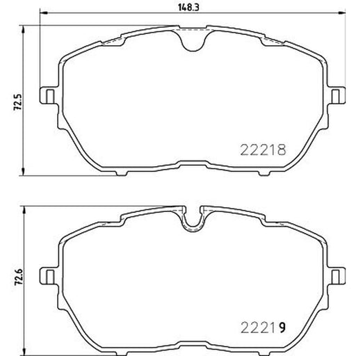 DON Front Brake Pad Set PCP1883
