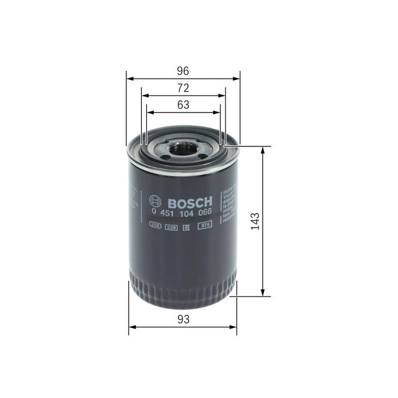 Bosch Engine Oil Filter 0 451 104 066