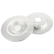 Borg & Beck 2 x Solid Rear Brake Discs BBD5574-x2