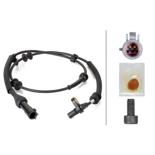 Hella ABS Wheel Speed Sensor Front 6PU 230 040-601