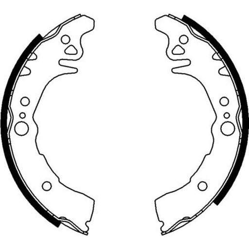 Mintex Brake Shoe Set Axle Kit MFR649
