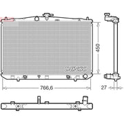 Denso Engine Radiator fits Lexus Rx 2008-2015