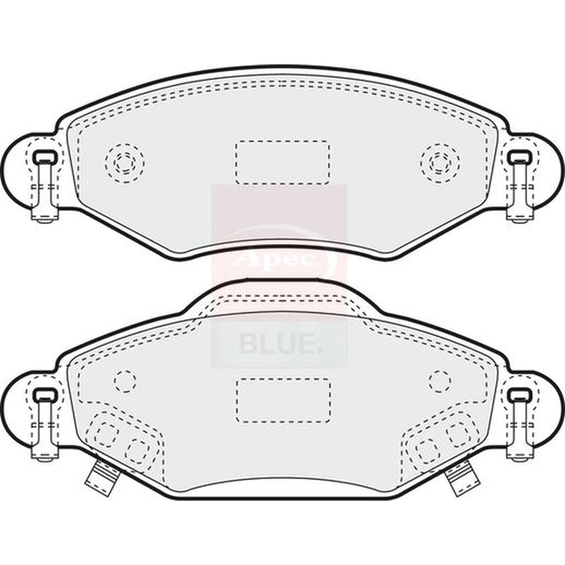 Apec Front Brake Pad Set PD3801