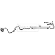 Borg & Beck Brake Hydraulic Hose Line outer BBH7838