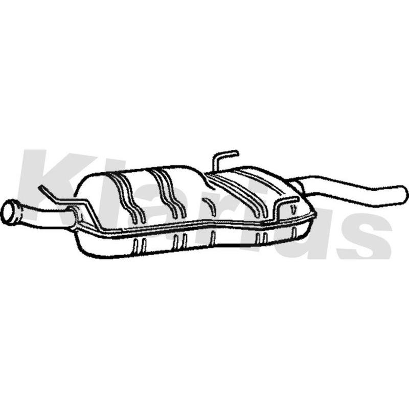 Klarius Box With Tail Pipe Rear SB88Q