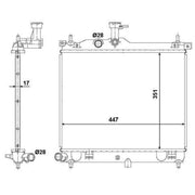 NRF Engine Radiator 53029