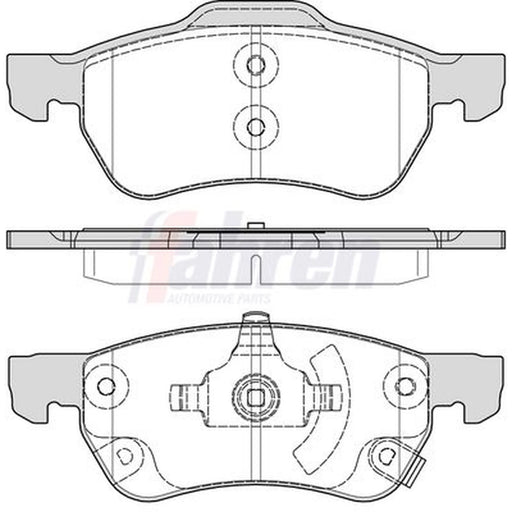 Fahren Front Brake Pad Set FBP3985