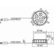 Hella Rotating Beacon Wide High 2XD 012 984-101