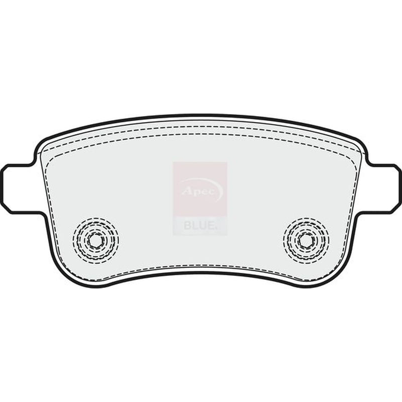 Apec Rear Brake Pad Set PD3254