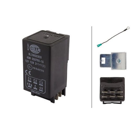 Hella Indicator Flasher Relay 4DN 008 768-151