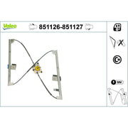 Valeo Electric Window Regulator Lifter Left Front 851126