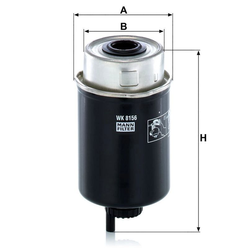 MANN-FILTER Fuel Filter Element WK 8156