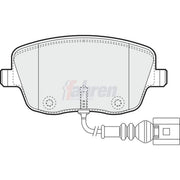 Fahren Front Brake Pad Set fits Seat Cordoba 2002-2009 1.2 1.4 1.6 1.9 2.0