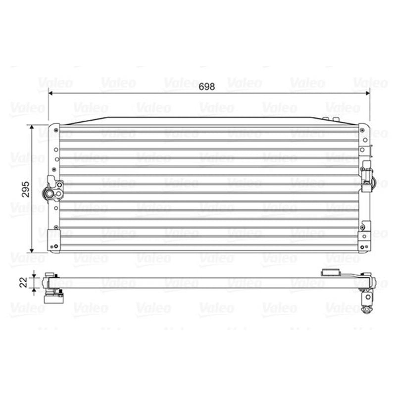 Valeo Air Conditioning Condenser 814473