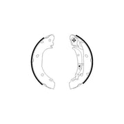 Mintex Brake Shoe Set Axle Kit MFR549