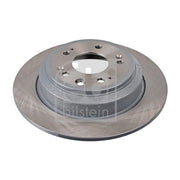 Febi 2 x Solid Rear Brake Discs 170701