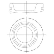 Mahle Piston Cylinder Bore = 132mm 227 PI 00139 000