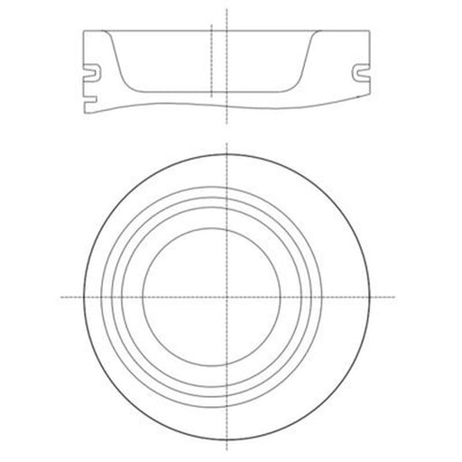 Mahle Piston Cylinder Bore = 132mm 227 PI 00139 000