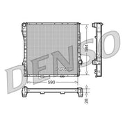 Denso Engine Radiator DRM05116