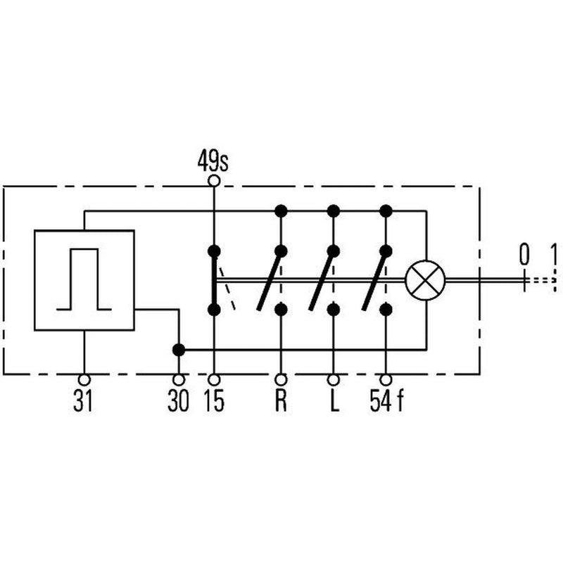 Hella Hazard Warning Light Switch Connectors 6HD 002 535-031