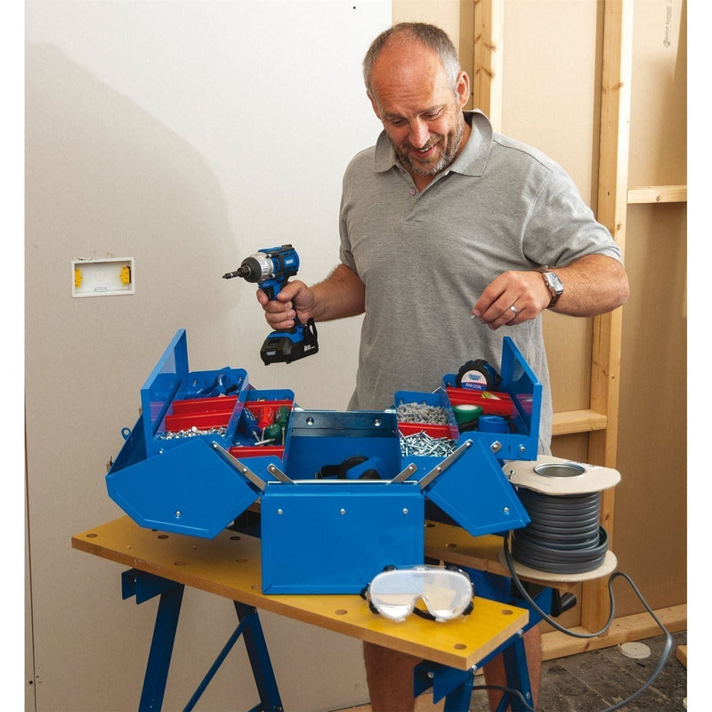 Draper Barn Type Tool Box with 4 Cantilever Trays, 460mm 48566 Draper  - Town Parts