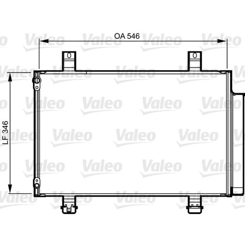Valeo Air Conditioning Condenser 814237