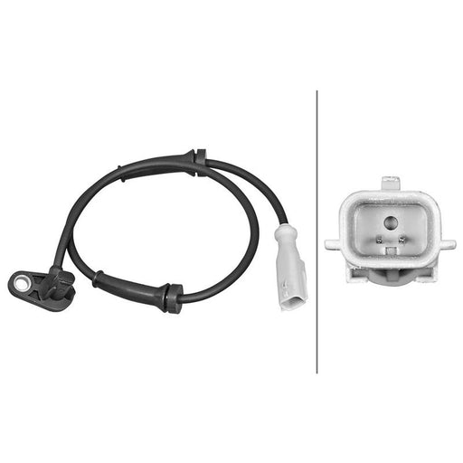 Hella ABS Wheel Speed Sensor Rear 6PU 358 217-271