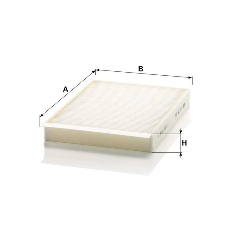 MANN-FILTER Cabin Air Filter (Pollen Filter) CU 25 002