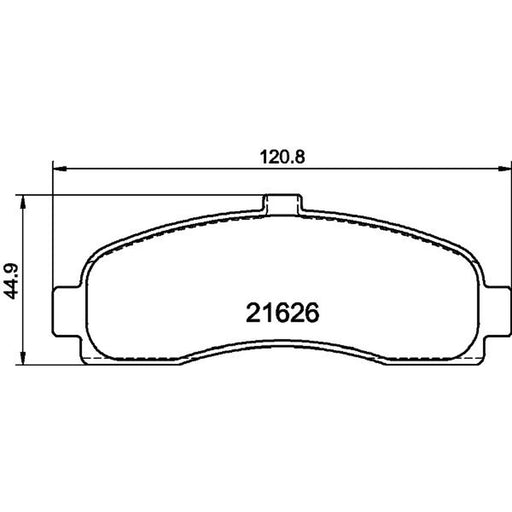 DON Front Brake Pad Set PCP1169