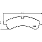 Mintex Rear Brake Pad Set MDB2906