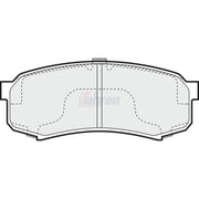 Fahren Rear Brake Pad Set fits Mitsubishi Pajero/Shogun IV 2006-2007 3.2 3.8