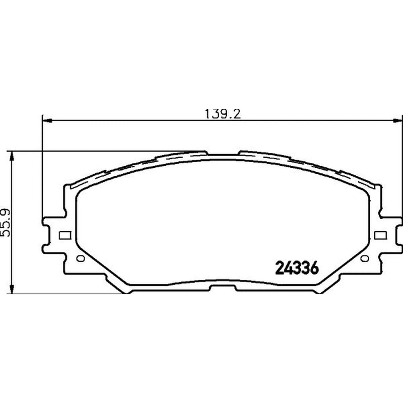 Mintex Front Brake Pad Set MDB2785