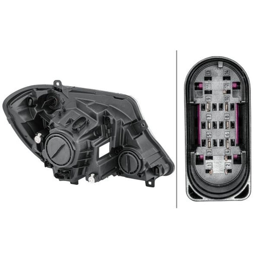 Hella Headlight Headlamp H7/H7 Left 1ED 011 030-111