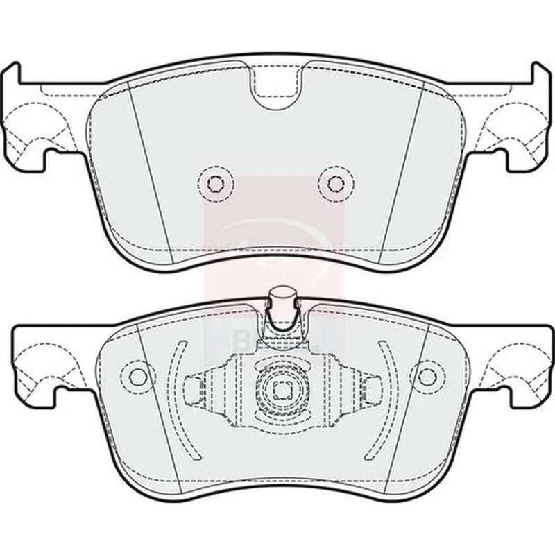 Apec Front Brake Pad Set PD3375