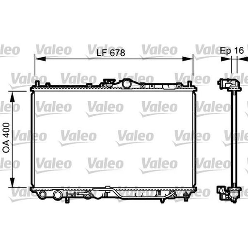 Valeo Engine Radiator 734480
