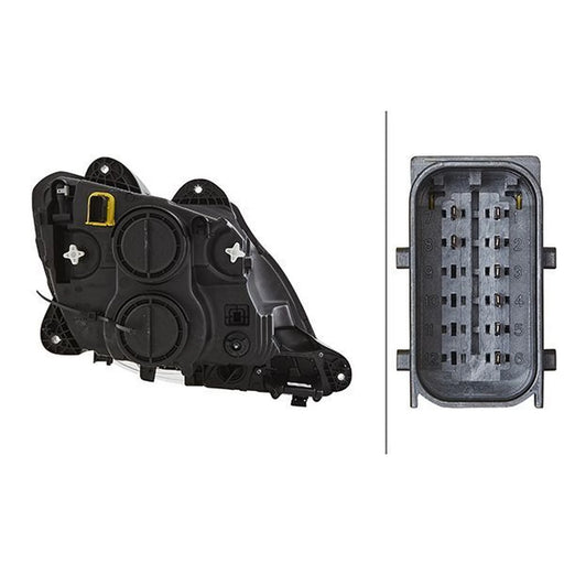 Hella Headlight Headlamp H7/H1 Left 1ED 010 116-511