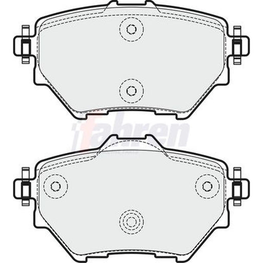 Fahren Rear Brake Pad Set fits Abarth 600E 2024 on