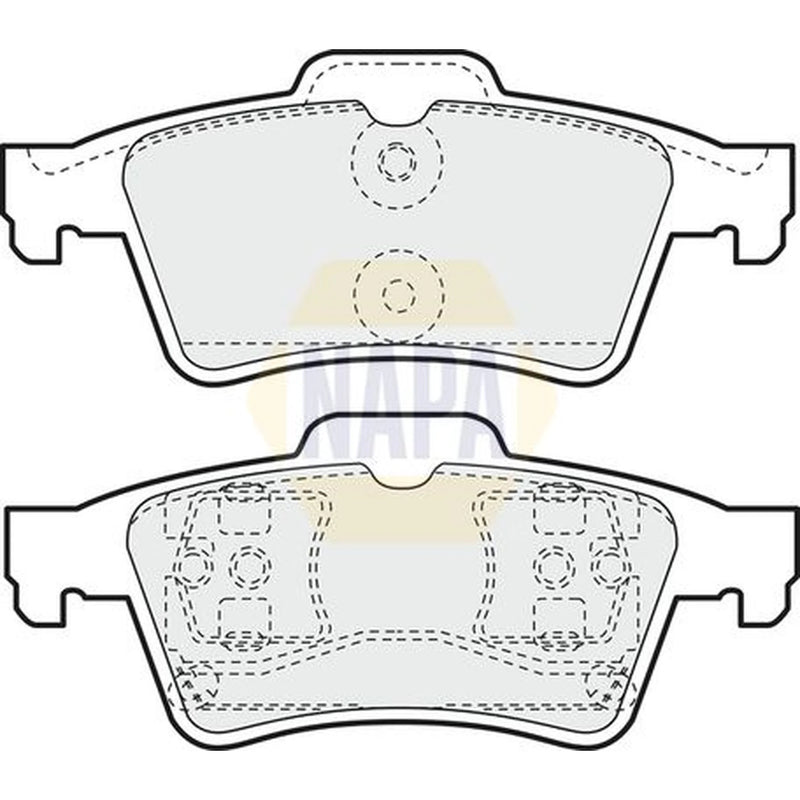 NAPA Rear Brake Pad Set NBP1730