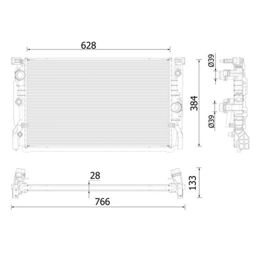 Mahle Engine Radiator CR 2325 000P