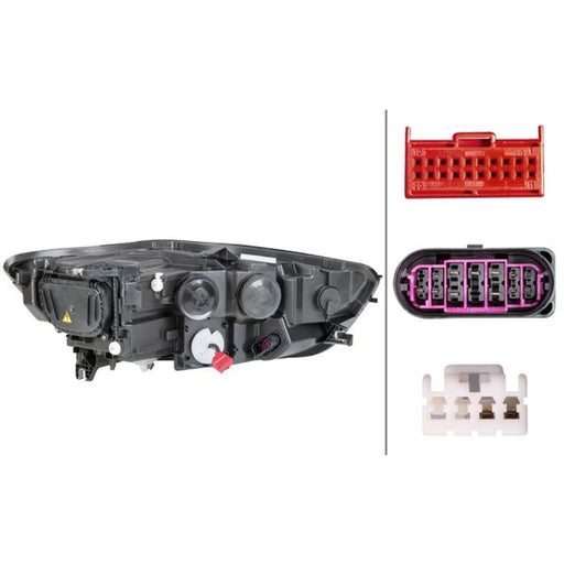 Hella Headlight Headlamp LED Left 1EL 011 150-351